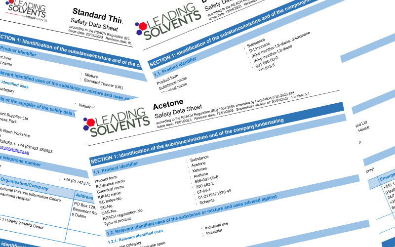 Leading Solvents Compliance & MSDS