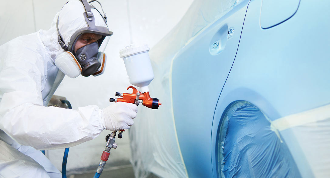 Leading Solvents IVAT Automotive Refinishing Booth